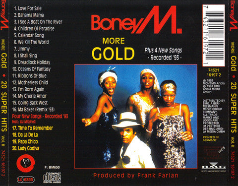 Boney M. : More Gold - 20 Super Hits Vol. II (CD, Comp)
