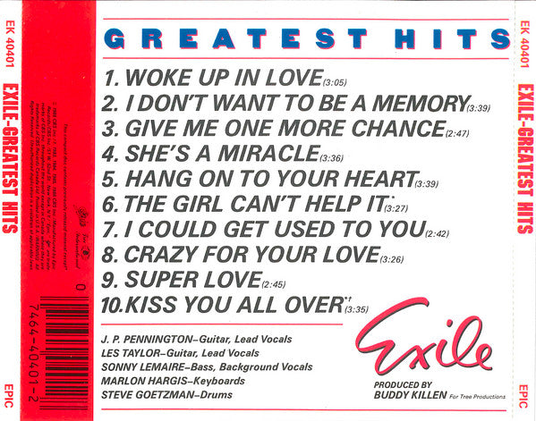 Exile (7) : Greatest Hits (CD, Comp)