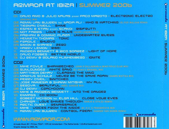 Various : Armada At Ibiza - Summer 2006 (2xCD, Mixed)