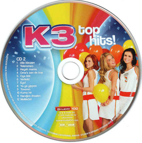 K3 : 10.000 Luchtballonnen (2xCD, Album)