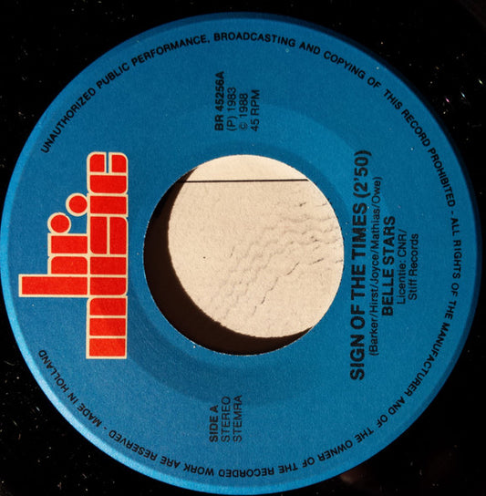 The Belle Stars / Kirsty MacColl : Sign Of The Times / Terry (7")