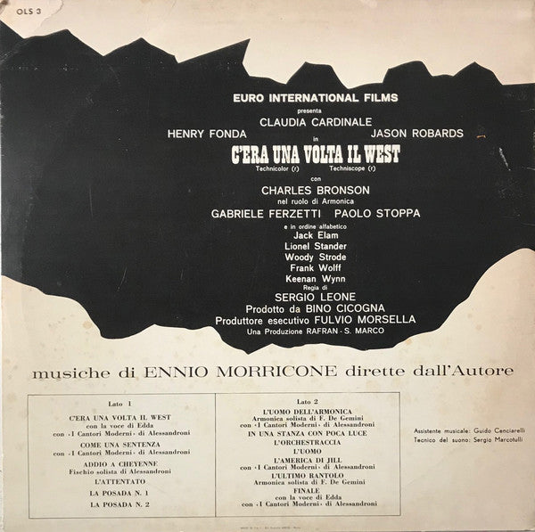 Ennio Morricone : C'Era Una Volta Il West (LP, Album, RE)