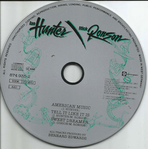 Ian Hunter / Mick Ronson : American Music (CD, Maxi)