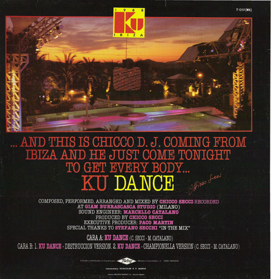 Chicco Secci : Ku Dance (12")