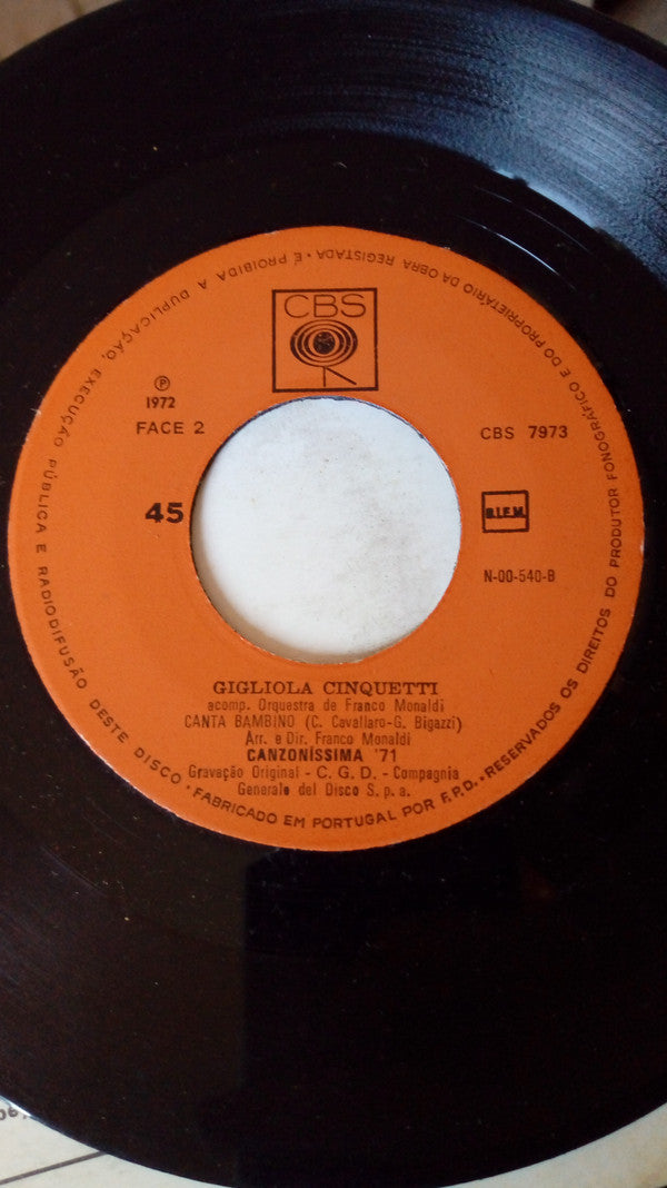 Gigliola Cinquetti : Gira L'Amore (Caro Bebè) (7", Single)