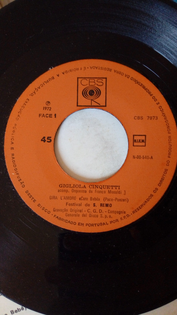 Gigliola Cinquetti : Gira L'Amore (Caro Bebè) (7", Single)