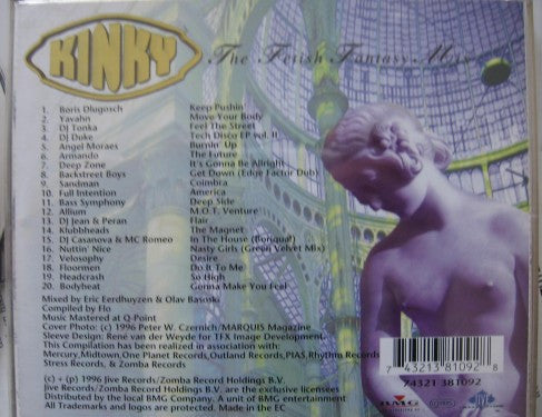 Erick E : Kinky The Fetish Fantasy Mix (CD, Comp, Mixed)