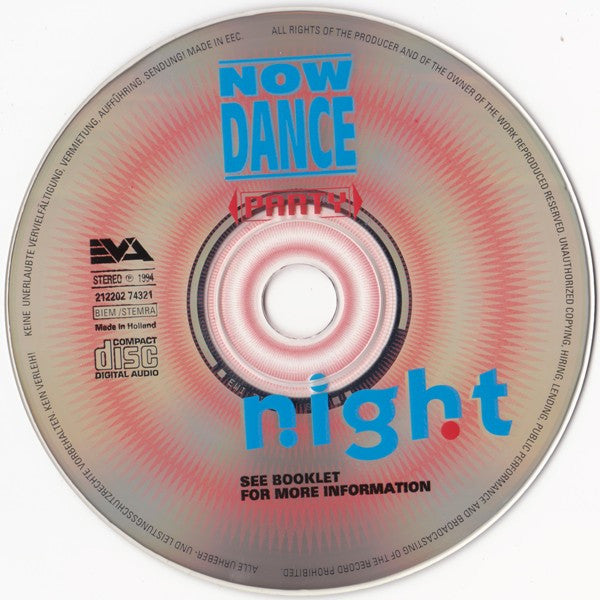 Various : Now Dance Party Night (The Ultimate Dance-Mix Of The Year) (CD, Mixed)
