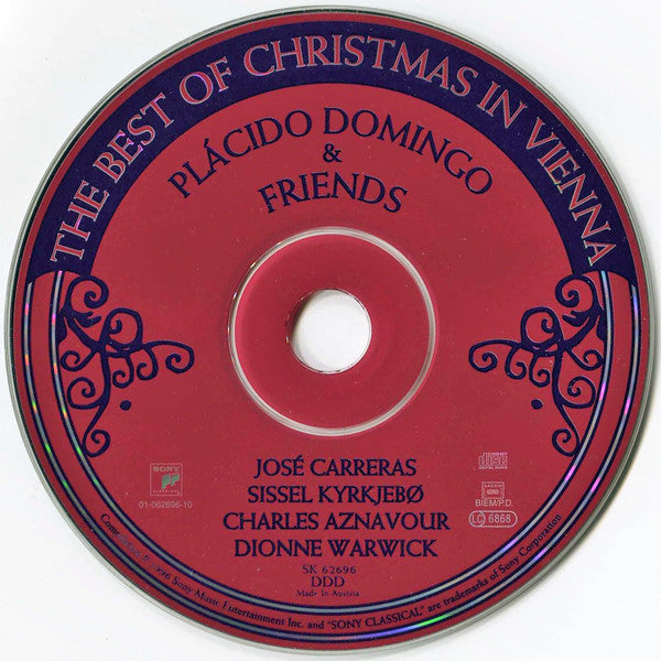 Placido Domingo, José Carreras, Sissel, Charles Aznavour, Dionne Warwick : The Best Of Christmas In Vienna (CD, Comp)