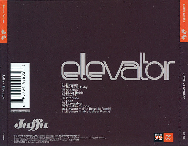 Jaffa : Elevator (CD, Album)