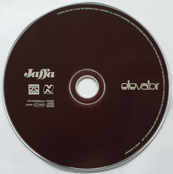Jaffa : Elevator (CD, Album)