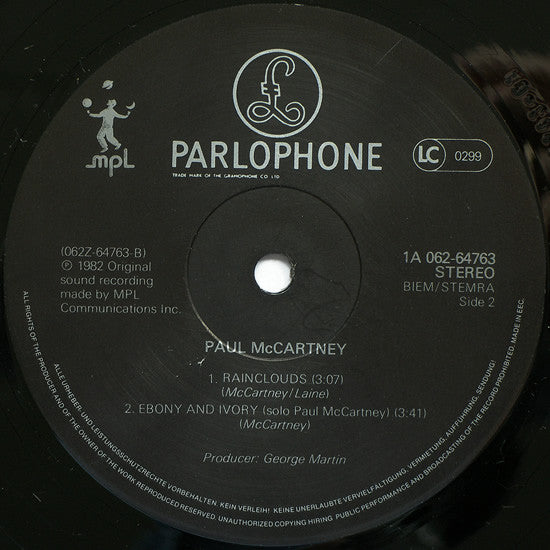 Paul McCartney : Ebony And Ivory (12", Single)