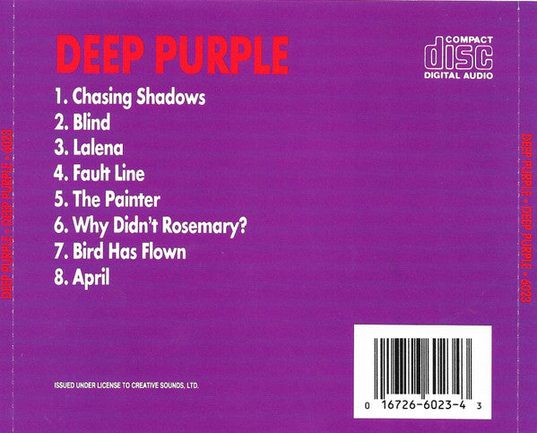 Deep Purple : Deep Purple (CD, Album, RE)