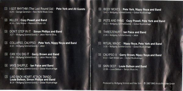 Pete York, Louis Bellson, Cozy Powell, Gerry Brown, Ian Paice, Simon Phillips, Nippy Noya : Pete York Presents Super Drumming (CD, Album)
