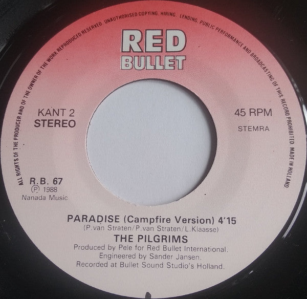 The Pilgrims : Paradise (7", Single)
