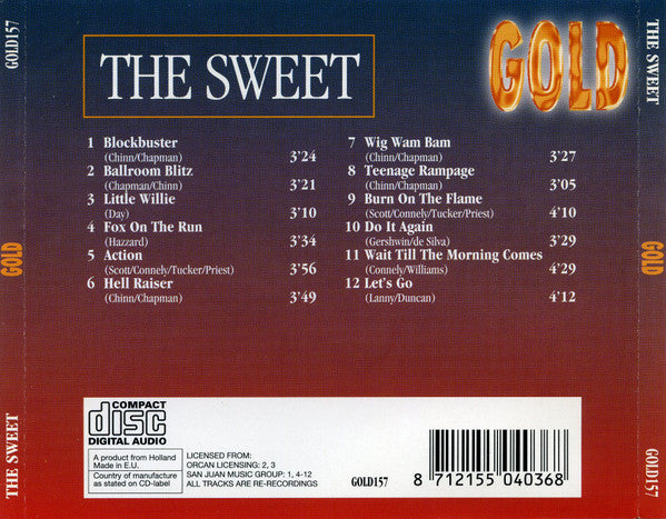 The Sweet : Gold (CD, Comp)