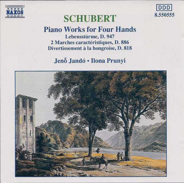 Franz Schubert - Jenö Jandó, Ilona Prunyi : Piano Works For Four Hands (CD, Album)