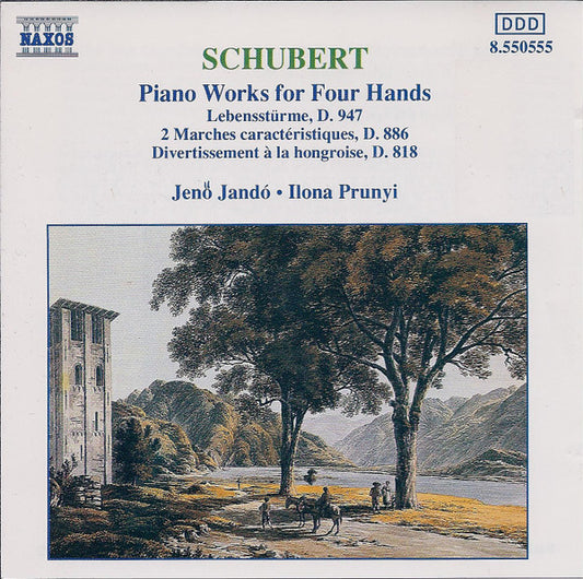 Franz Schubert - Jenö Jandó, Ilona Prunyi : Piano Works For Four Hands (CD, Album)