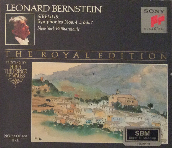 Jean Sibelius - New York Philharmonic, Leonard Bernstein : Symphonies Nos. 4, 5, 6 & 7 (2xCD, Comp, RE, RM)