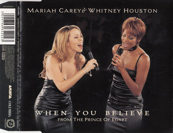 Mariah Carey & Whitney Houston : When You Believe (From The Prince Of Egypt) (CD, Maxi)