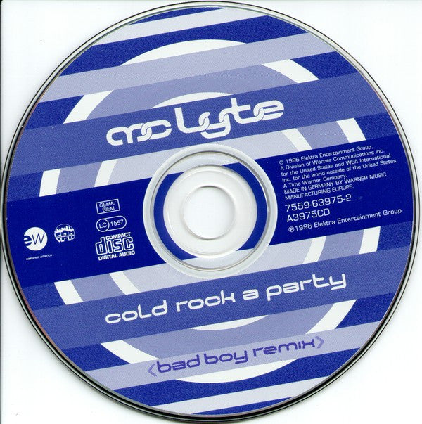 MC Lyte : Cold Rock A Party (Bad Boy Remix) (CD, Maxi, WME)