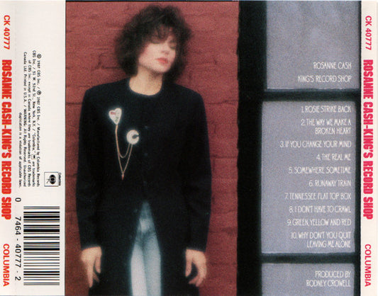 Rosanne Cash : King's Record Shop (CD, Album, RP)