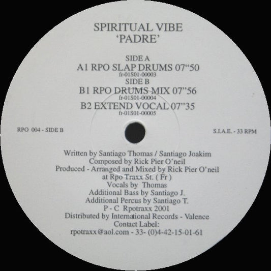 Spiritual Vibe : Padre (12")