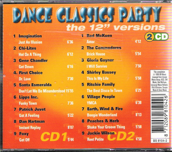 Various : Dance Classics Party - The 12'' Versions (2xCD, Comp)