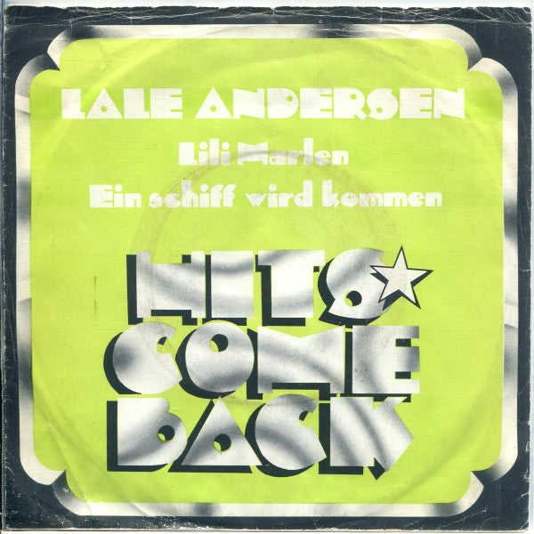 Lale Andersen : Lili Marleen / Ein Schiff Wird Kommen (7", Single)