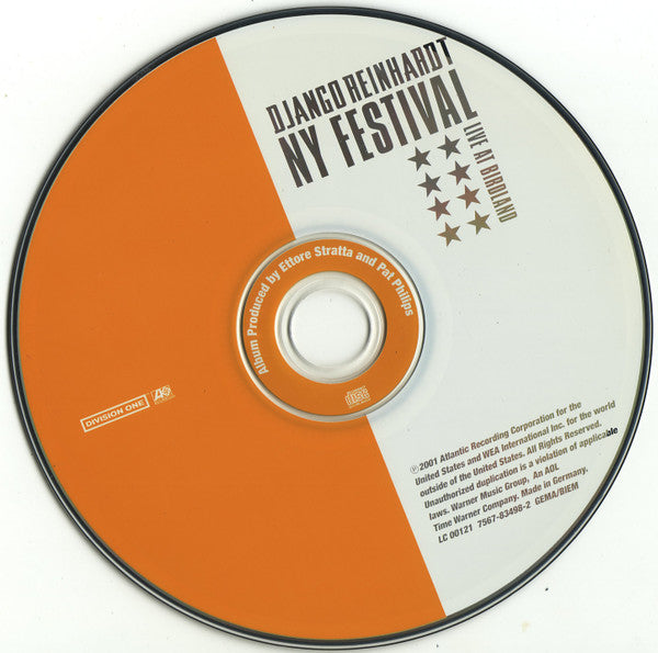 Various : Django Reinhardt NY Festival Live At Birdland (CD, Album)