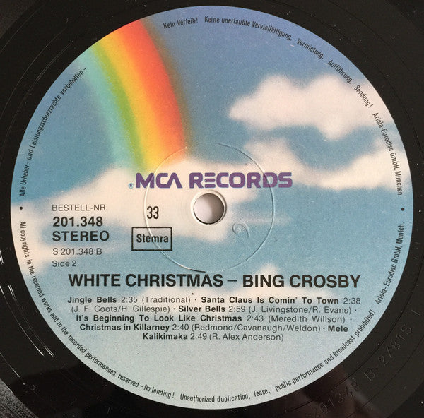 Bing Crosby : White Christmas (LP, Album, RE)