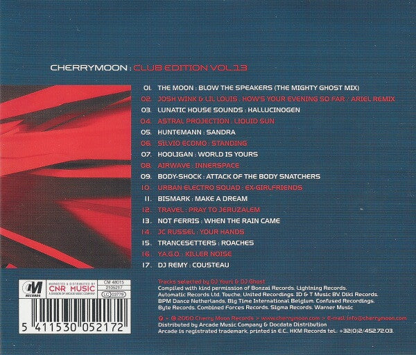Various : Cherry Moon Club Edition Vol.13 (CD, Comp)