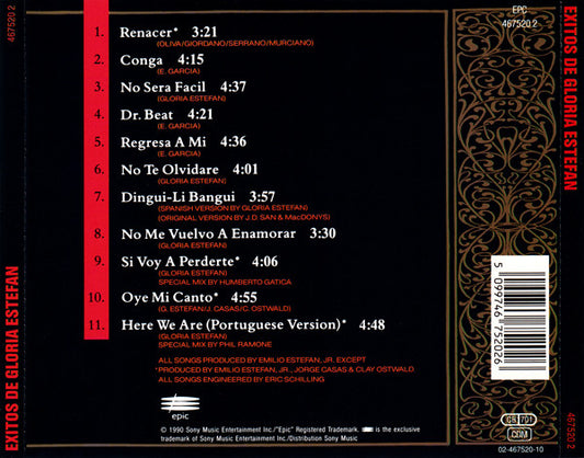 Gloria Estefan : Exitos De Gloria Estefan (CD, Comp, RE)