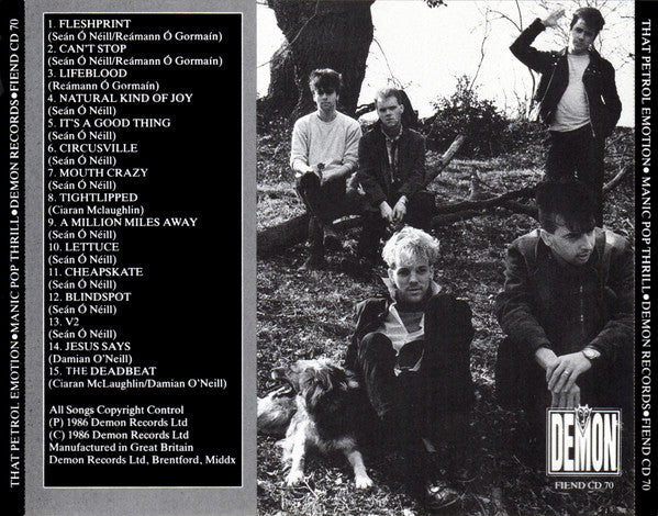 That Petrol Emotion : Manic Pop Thrill (CD, Album)