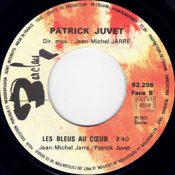 Patrick Juvet : Où Sont Les Femmes? (Extrait) (7", Single)