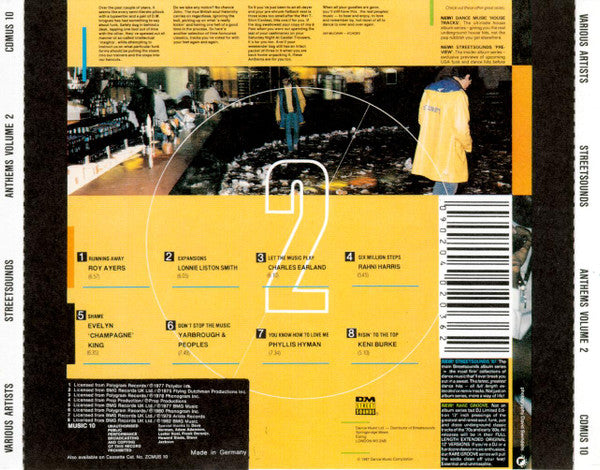 Various : Anthems Volume 2 (CD, Comp)
