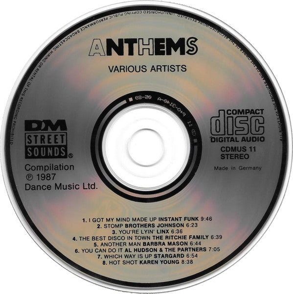 Various : Anthems Volume 3 (CD, Comp)