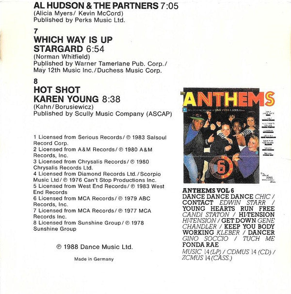 Various : Anthems Volume 3 (CD, Comp)