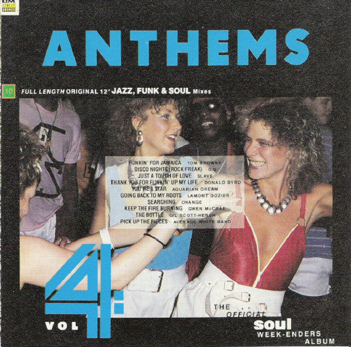 Various : Anthems Volume 4 (CD, Comp)