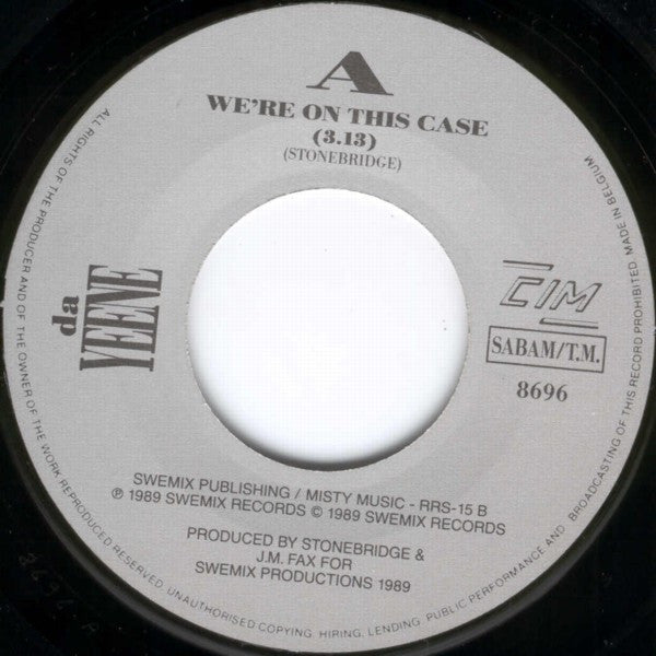 DaYeene : We're On This Case (7")