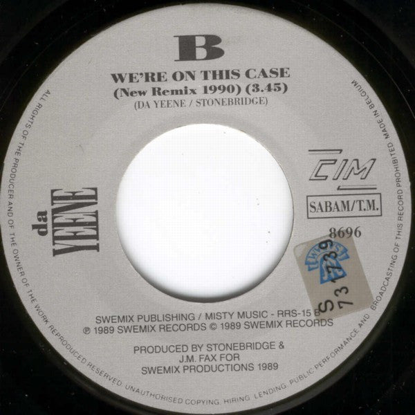 DaYeene : We're On This Case (7")