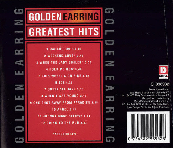 Golden Earring : Greatest Hits (CD, Comp)