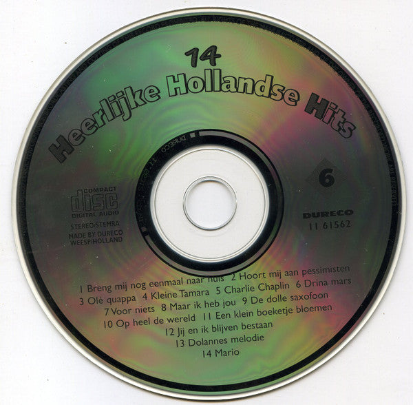 Various : 14 Heerlijke Hollandse Hits (CD, Comp)