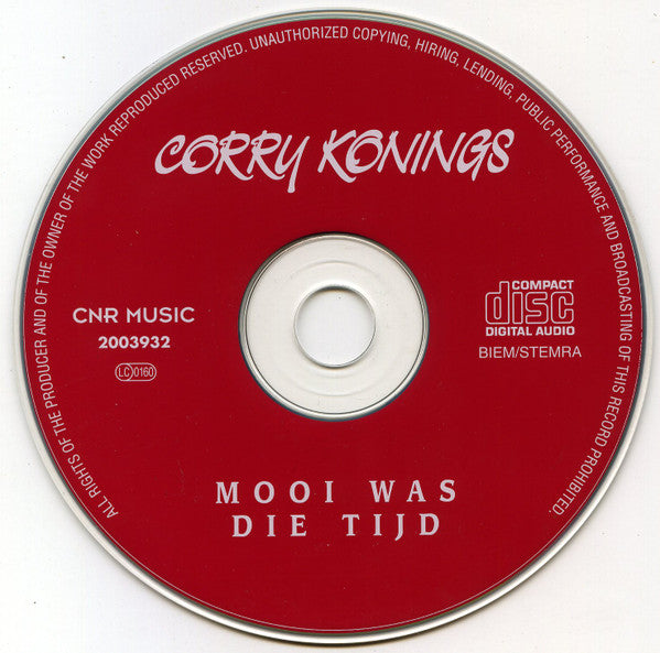 Corry Konings : Mooi Was Die Tijd (CD, Comp)