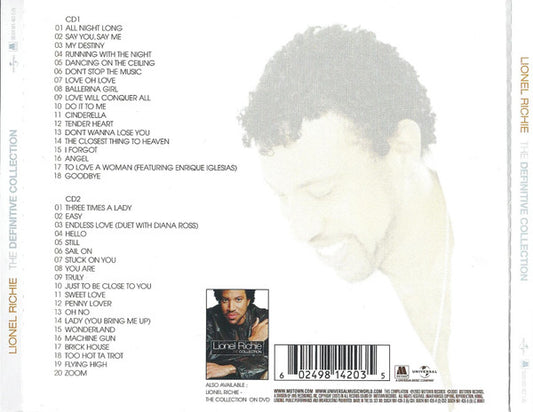 Lionel Richie : The Definitive Collection (2xCD, Comp)