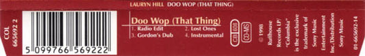 Lauryn Hill : Doo Wop (That Thing) (CD, Maxi)