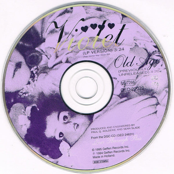Hole (2) : Violet (CD, Single)