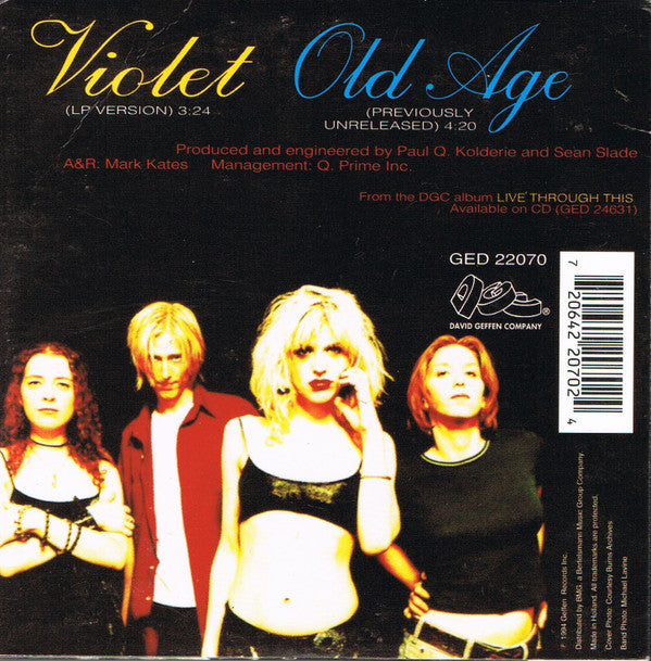 Hole (2) : Violet (CD, Single)