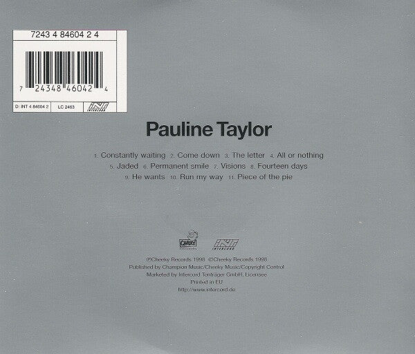 Pauline Taylor : Pauline Taylor (CD, Album)