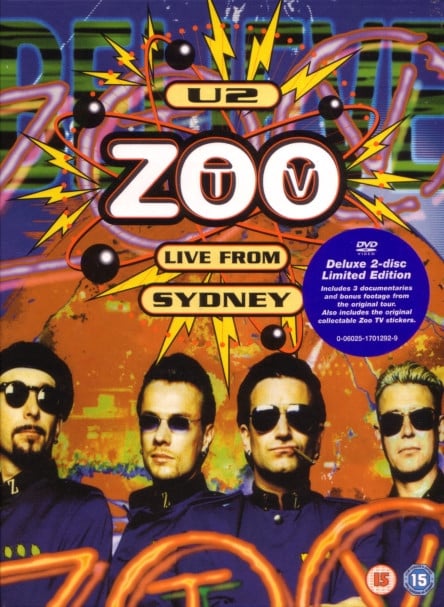 U2 : ZooTV Live From Sydney (DVD-V, Multichannel, PAL + DVD-V, Enh, PAL + Dlx, )